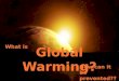 Global warming an our role