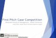 First Pitch Case Competition - McGill Submission