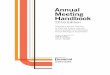 Annual Meeting Handbook 2016
