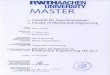 University Certificate (Master)