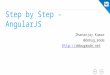 Step by Step - AngularJS