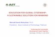 Education for Global Citizenship: A Sustainable Solution for Mankind