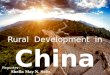 Rural development in china