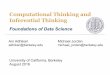 Ani Adhikari & Michael Jordan - Computational Thinking and Inferential Thinking