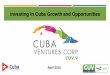 Cuba Ventures Corp. Presentation April 2016