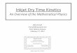 Dry Time Kinetics Overview