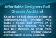 Affordable designers ball dresses auckland