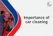 Importance of car cleaning