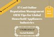 17 cool online reputation management orm tips for global household appliances industries