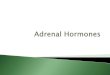 Adrenal hormones - Pharmacology