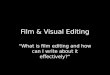 Introduction to film editing