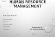 Human resource management presentation Shan Foods