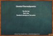 Chemical Thermodynamics - Practice