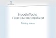 NoodleTools Notecards Note Presentation