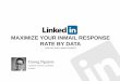 LinkedIn INformed Events - Maximize your response rate by using big data insights