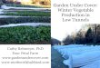 Garden Under Cover: Winter Vegetable Production in Low Tunnels