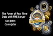 The Power of Real Time Data with FME Server