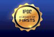 IPDC Legacy of Firsts