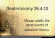 1st Sunday of Lent - First Reading - Deuteronomy 26:4–10