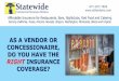 Do you have the Right Insurance Coverage as a Concessionaire or Vendor?