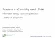ULg Erasmus staff mobility week 2016 (B. Pochet)
