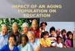 Impact of an aging population on education