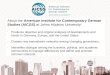 American Institute for Contemporary German Studies (AICGS) at Johns Hopkins University