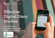 Effective Digital Diary Studies / UXPA Webinar May 2016