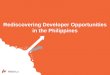 Rediscovering Developer Opportunities in the Philippines by Fred Tshidimba