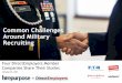 Common Challenges Around Military Recruiting