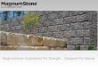 MagnumStone tall retaining wall systems