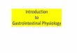 1 introduction to gastrointestinal physiology