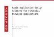 Rapid Application Design in Financial Services