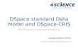 DSpace standard Data model and DSpace-CRIS