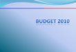 Budget sample 2010