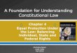 Constitutional Issues - Chapter 4