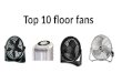 Top 10 floor fans