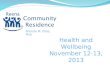 Health ^0 WellbeingPresentation Oct 2013