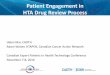 Patient Engagement in Drug Review: Helen Mai (CADTH)
