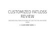 Customized Fatloss Review + Best Way To Lose Weight