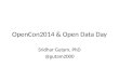 OpenCon and Open Data Day