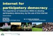 Internet for participatory democracy