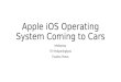 Apple i os operating system coming to cars