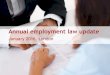 Employment law update 2016, London