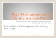 Risk Management in Life Insurance