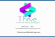 Thrive Local Marketing Strategies Plumbing Services PowerPoint