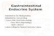 Gastrointestinal endocrine system ppt