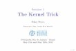 The Kernel Trick