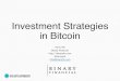 Investment Strategies in Bitcoin