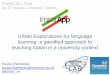 Urban Explorations for language learning: a gamified approach to teaching Italian in a university context